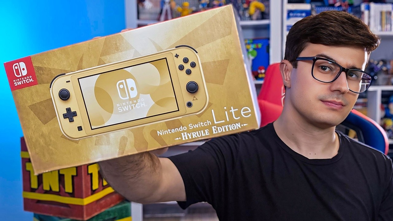 COMPREI um NINTENDO SWITCH LITE edição ESPECIAL