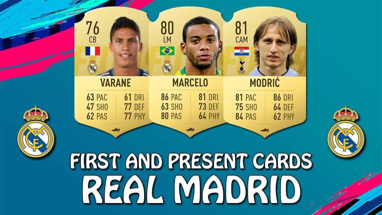 FIFA 19 | REAL MADRID FIRST AND PRESENT CARDS | w/ Modric, Marcelo & Varane