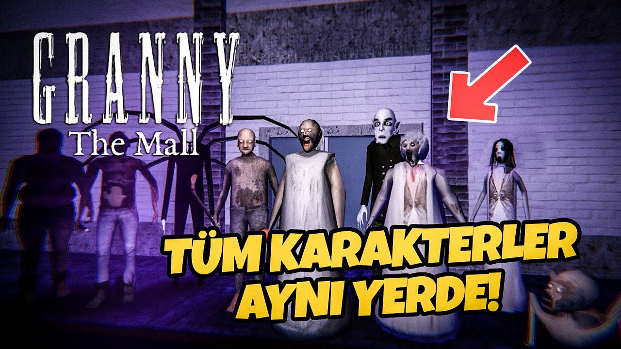 GRANNY'NİN TÜM AİLESİ ALIŞVERİŞ MERKEZİNDE! - Granny: The Mall