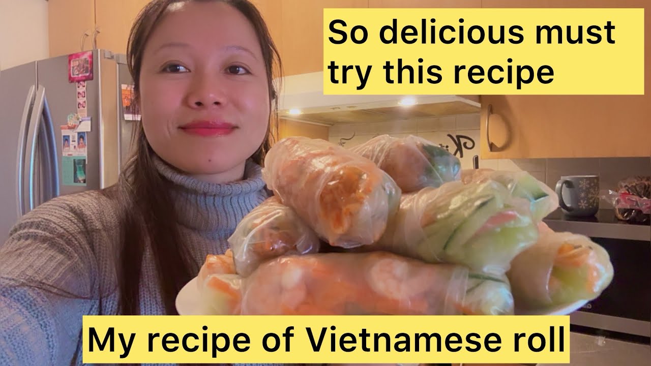 I made Vietnamese Roll/ so yummy 😋 