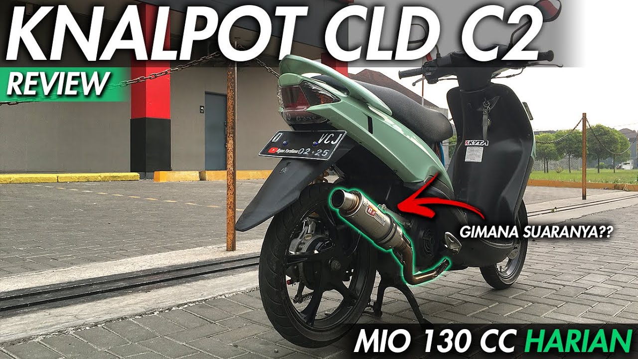 REVIEW CLD C2 BEAT KARBU DI MIO SPORTY 130 CC HARIAN | APAKAH PNP?? GIMANA SUARANYA ??