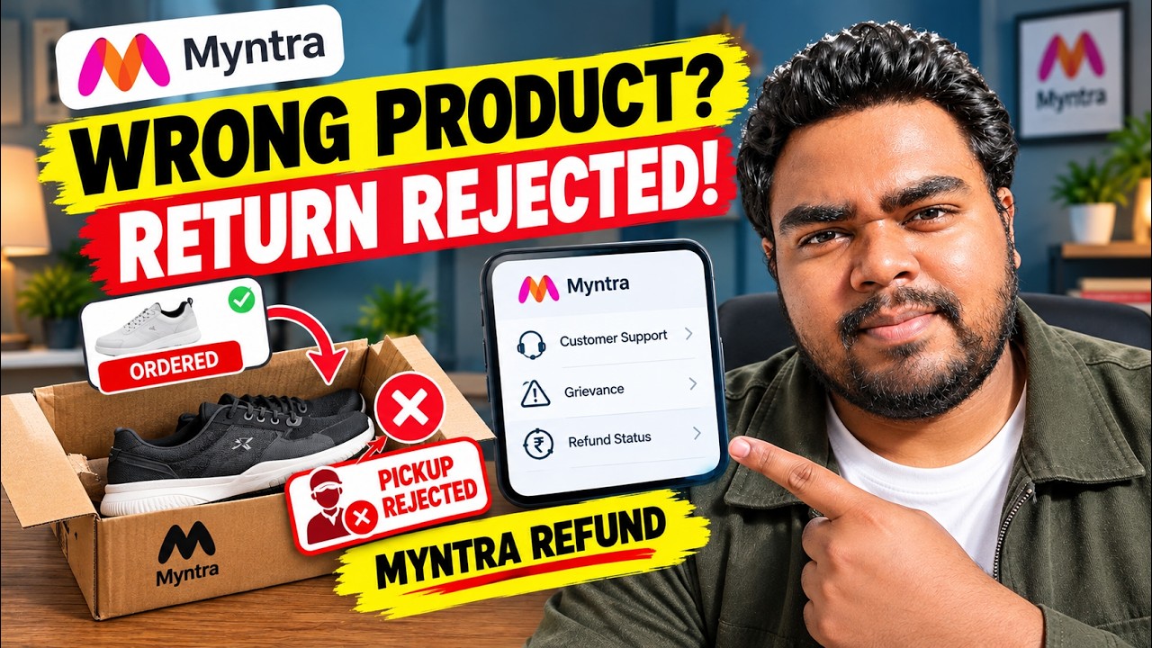 Myntra refund | Myntra return rejected | Myntra wrong product delivered - Myntra