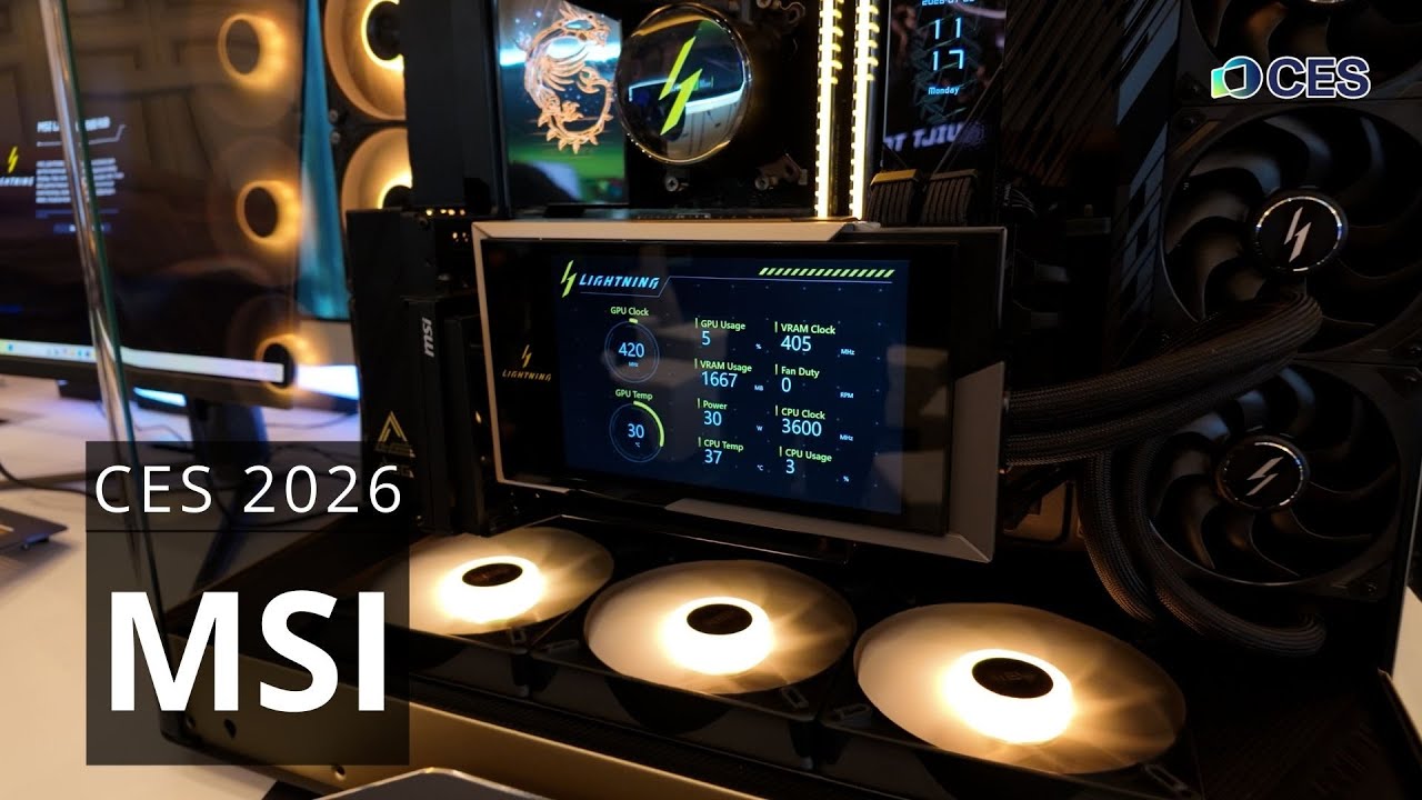 Самая мощная видеокарта MSI за всю историю! Выставка MSI на CES 2026!
