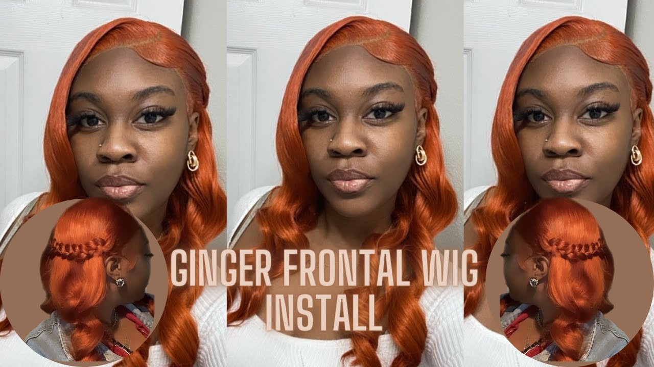 GINGER Frontal Wig Install | The PERFECT Hairstyle for FALL | 🧡