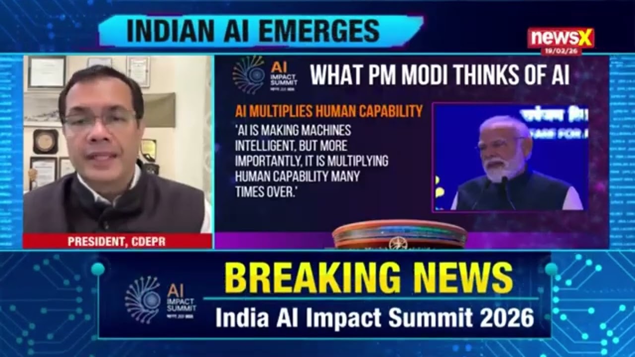 Dr. Jaijit Bhattacharya’s views on PM Modi’s MANAV AI Framework & global implications on NewsX TV