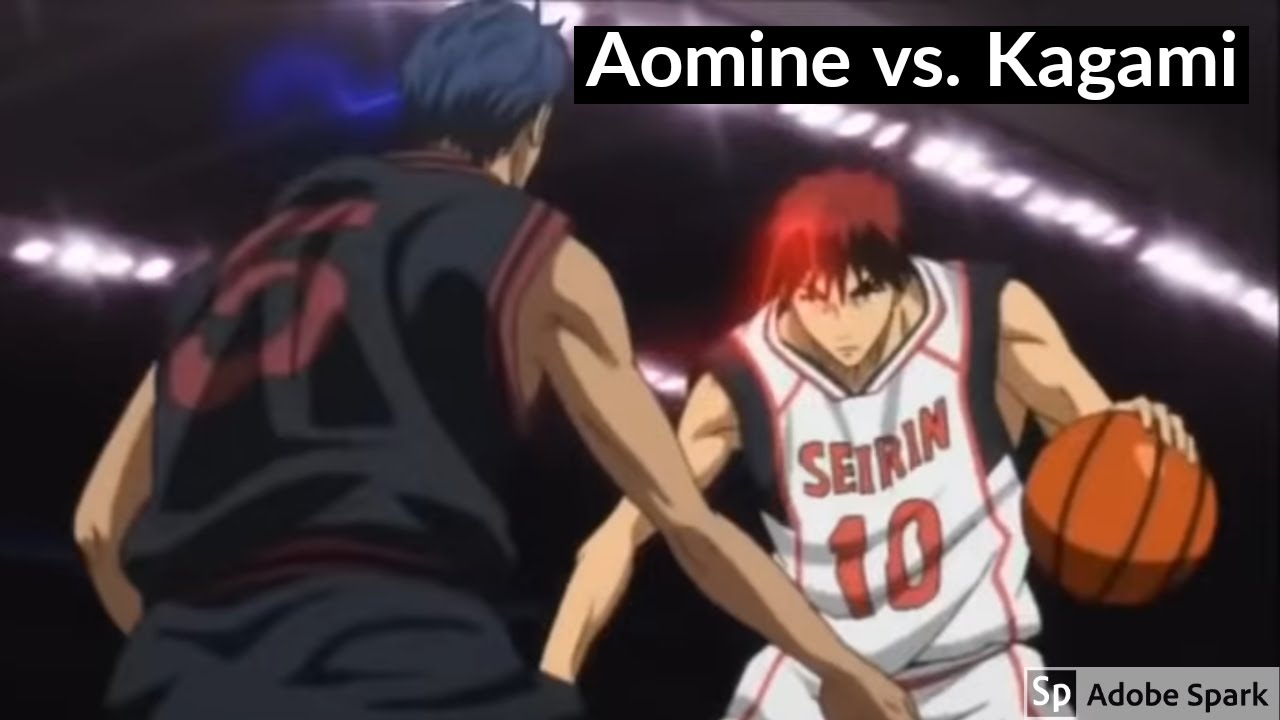 Aomine vs Kagami (Zone) - Kuroko No Basket | Japanese Anime Series Basketball Game | Kirk CM TV