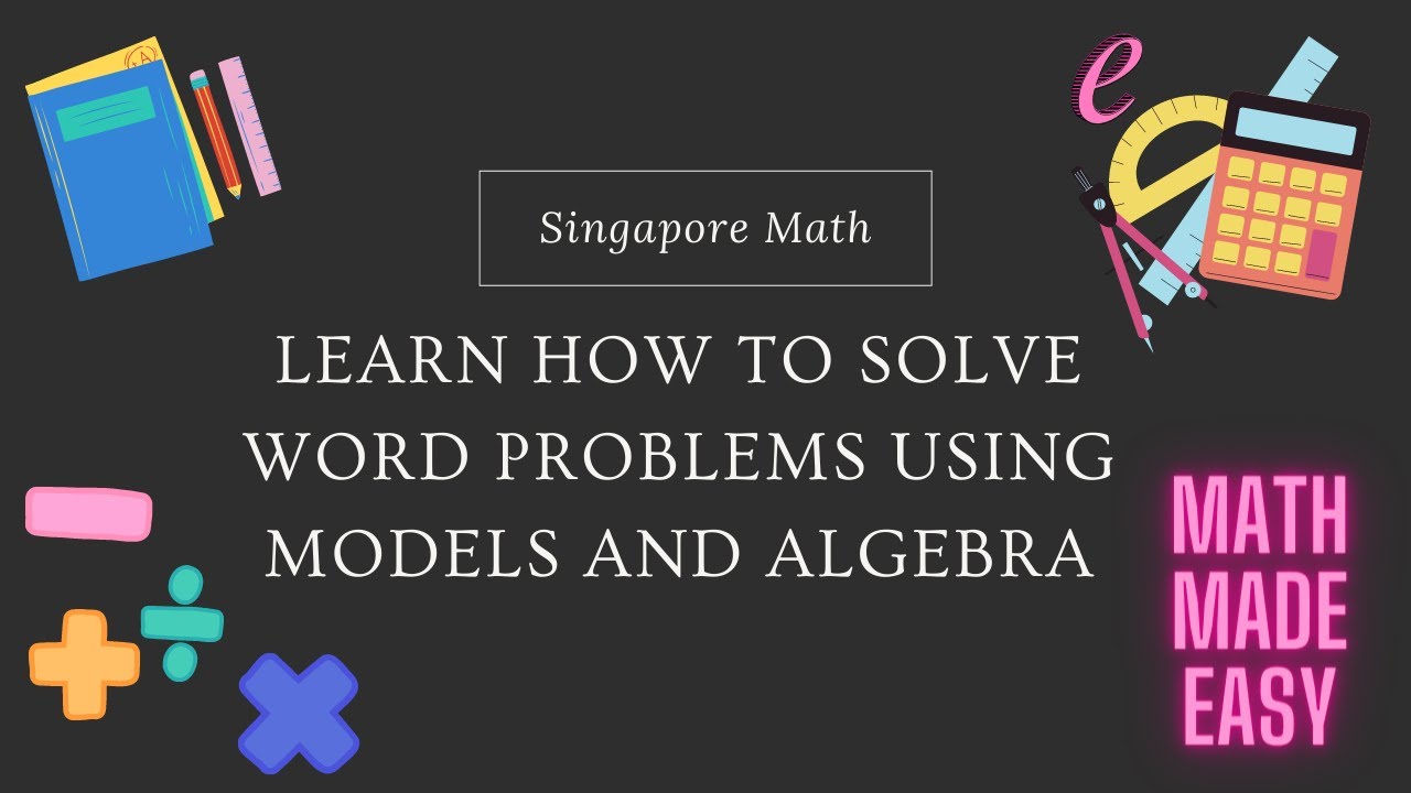 Primary 4 / Grade 4 -  Ratio problem : How to solve word problems using models  - Singapore Math