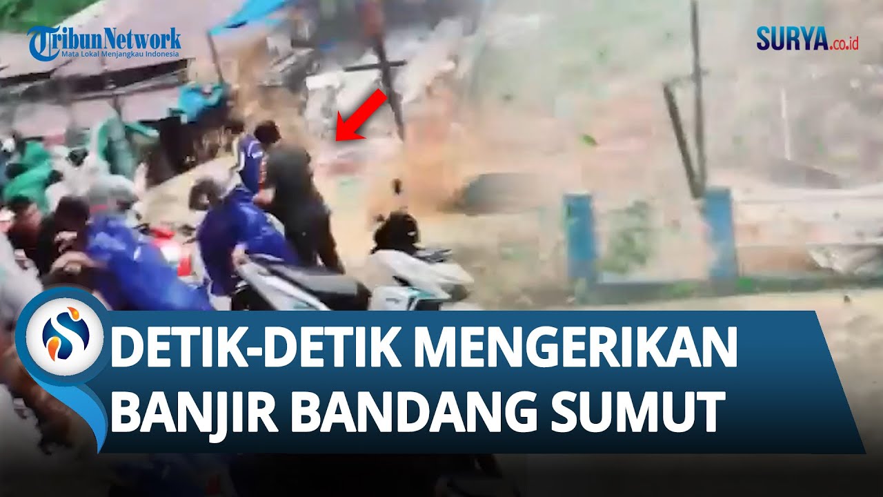 DETIK-DETIK MENGERIKAN Banjir Bandang & Longsor Hantam Permukiman di Parombunan Sibolga