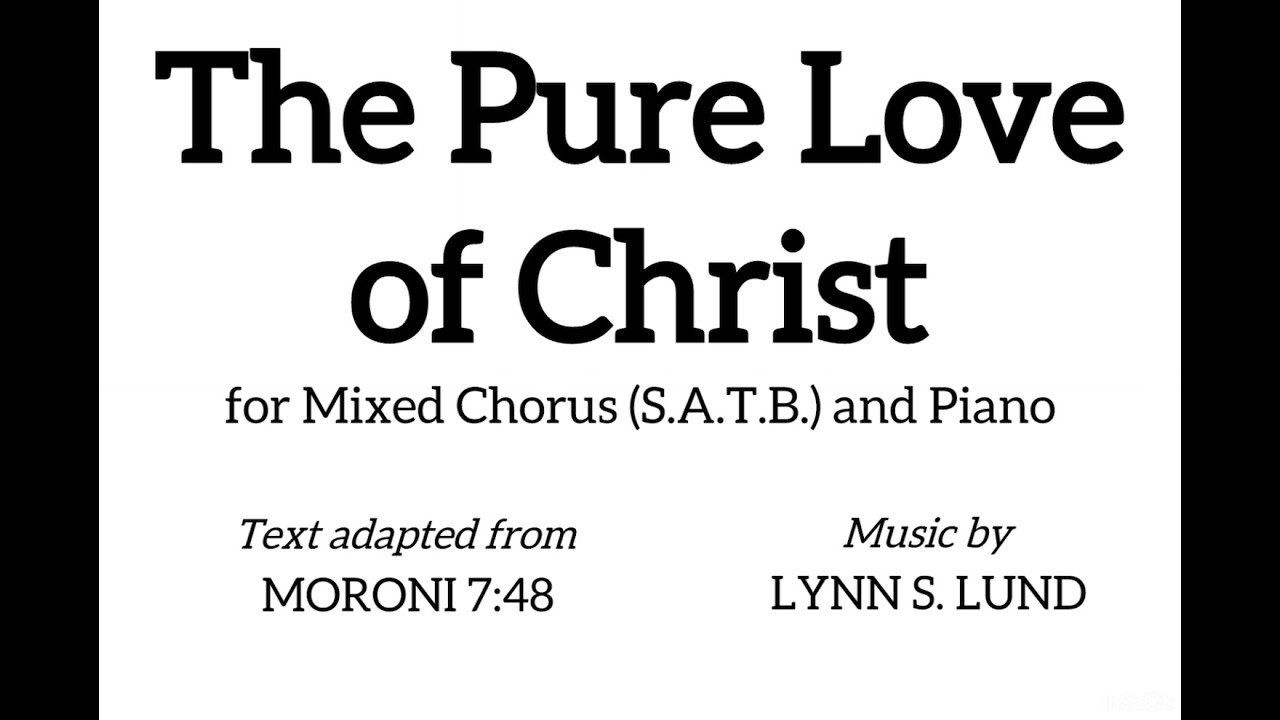 The Pure Love of Christ (soprano practice track)