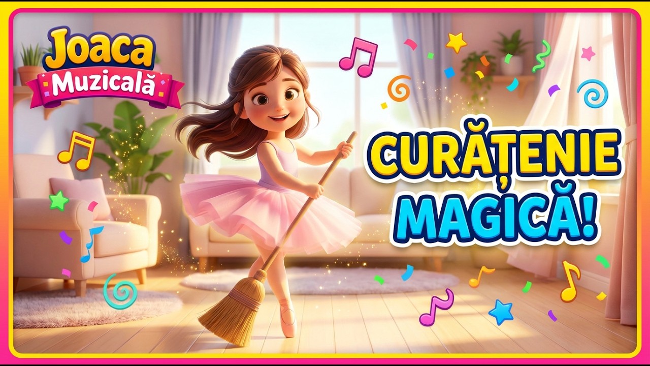 🩰 Balerina Gospodina – Cântecel pentru Copii 🎶 Dans & Curățenie Distractivă 🧹