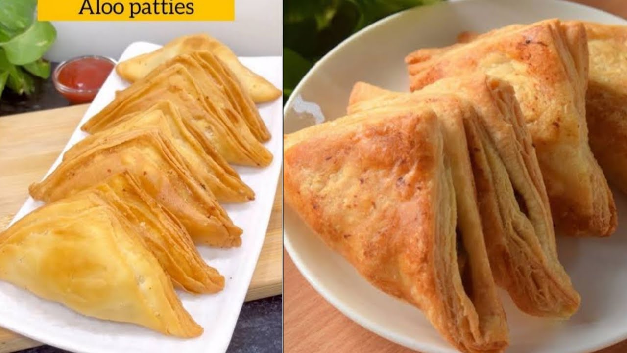 Aalu patties ghar par aasani se bnaye/ puffy aur crispy layer Aalu patties / bakery style patties
