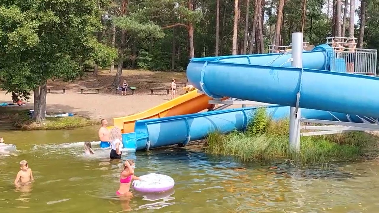 Miastko jezioro Lednik sierpień 2024 rok