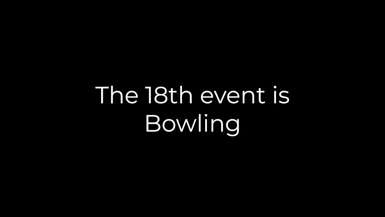 Icosathlon Day 18 - Bowling