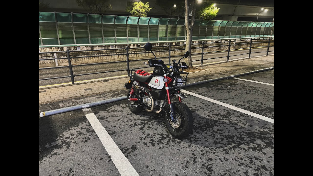Honda Monkey 125 ride to lunch | Yoshimura GP Magnum Slip-on Sound