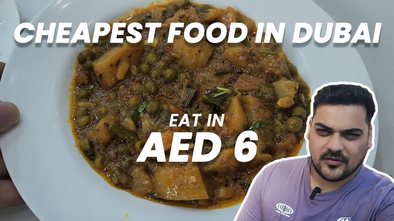 Cheapest Food in Dubai | Eat Lunch in AED 6 🤑
