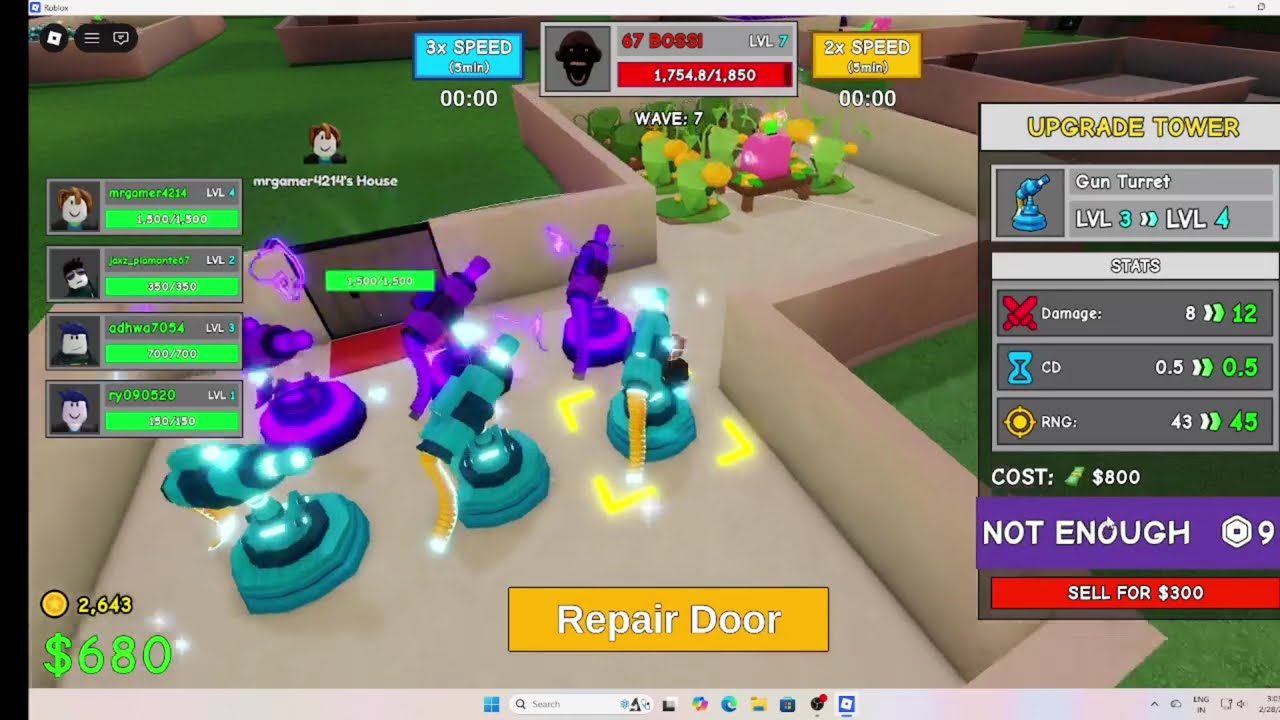 ROBLOX SURIVE AGAINST 67 WATCH TILL END PART 1