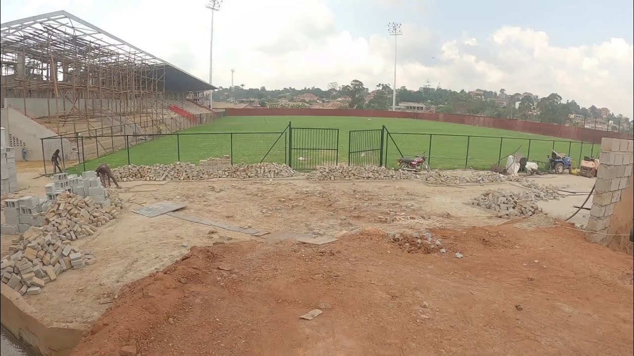 New Football Stadium Under Construction, Kampala Uganda