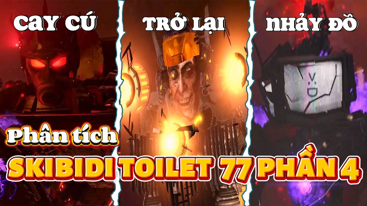Phân tích skibidi toilet tập 77 phần 4 | Sự trở lại của Gman #skibiditoilet #skibiditoilet77part4