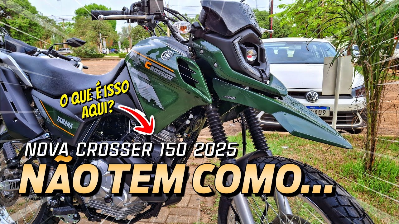 Nova Crosser 150 2025 ❌ Não tem como defender essa moto 🫣 