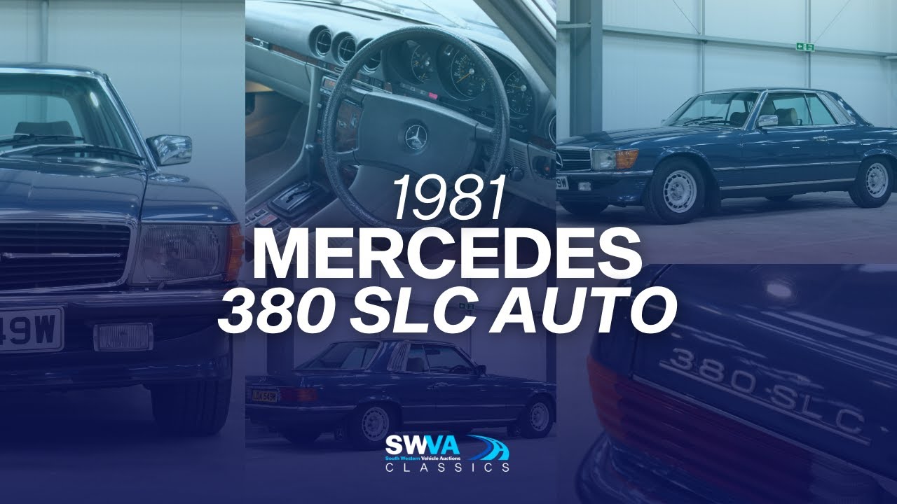 Lot 44 - Mercedes-Benz 380 SLC 1981 | SWVA 25th July 2024 Summer Classic Car Auction
