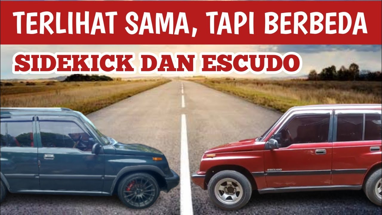 Info penting ⁉️inilah persamaan dan perbedaan Suzuki Sidekick dengan Suzuki Escudo