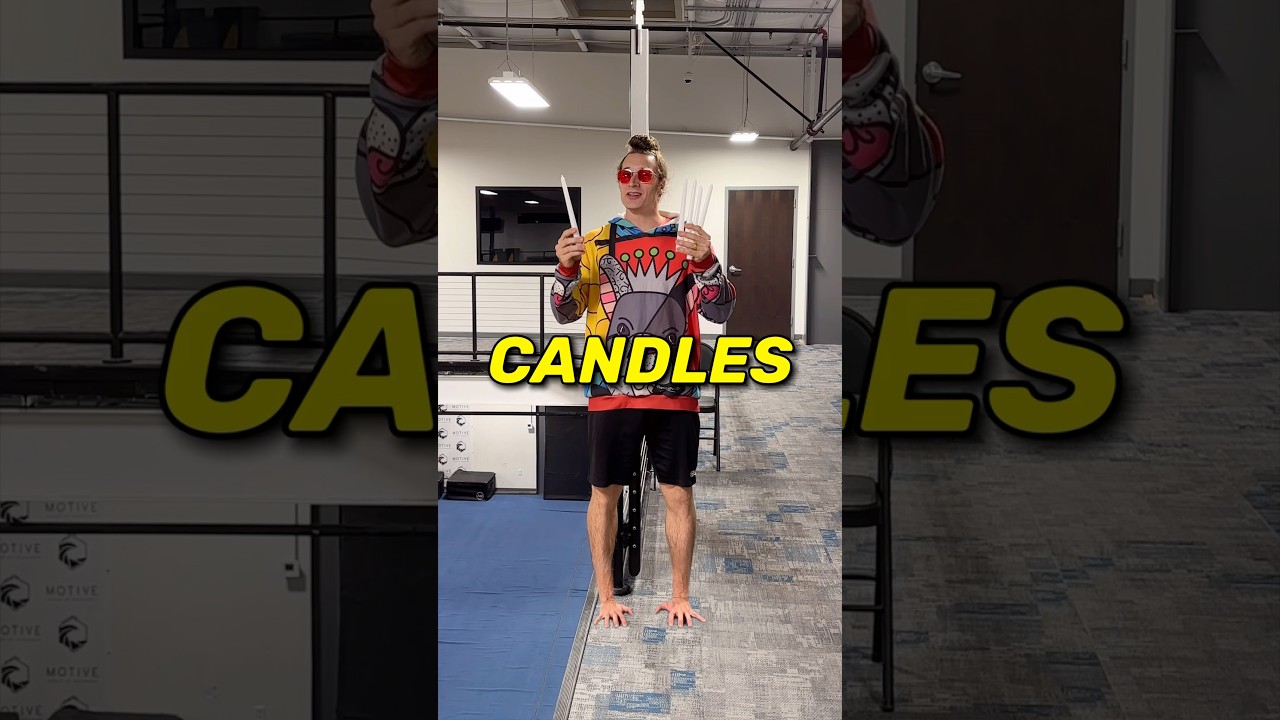 HOW MANY CANDLES CAN HOLD MY WEIGHT? 😱