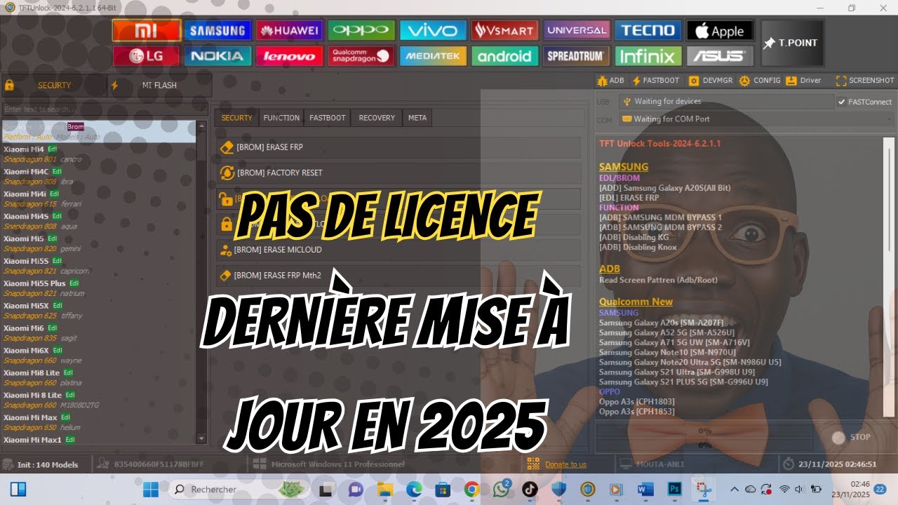 Unlock Tool (TFT) 2025 | How to Download, Install & Use on PC | FRP, Flash, Unlock (Guide Complet)