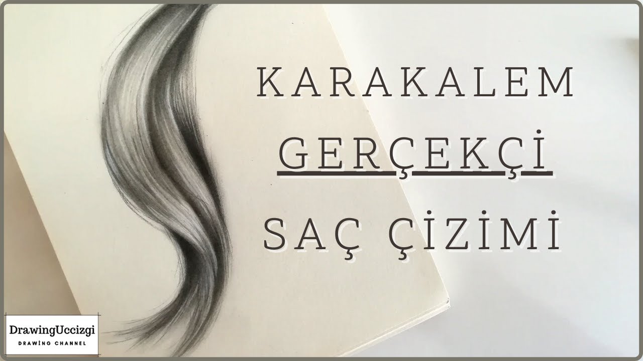 Gerçekçi saç nasıl çizilir? How to drawing realistic hair?