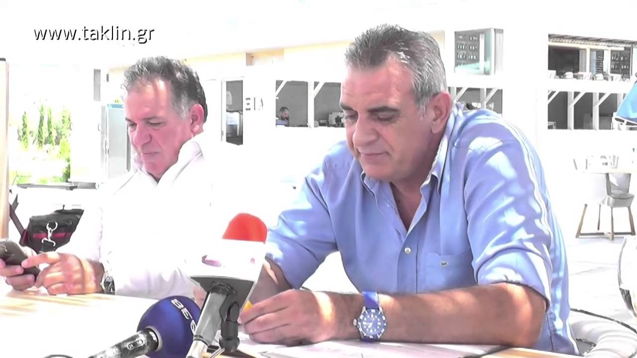 Συνέντευξη τύπου του Νίκου Κουρμπανά, κατά την παρουσίαση του στην 