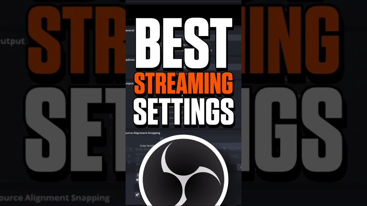 Best OBS Streaming Settings 1080p 60 FPS