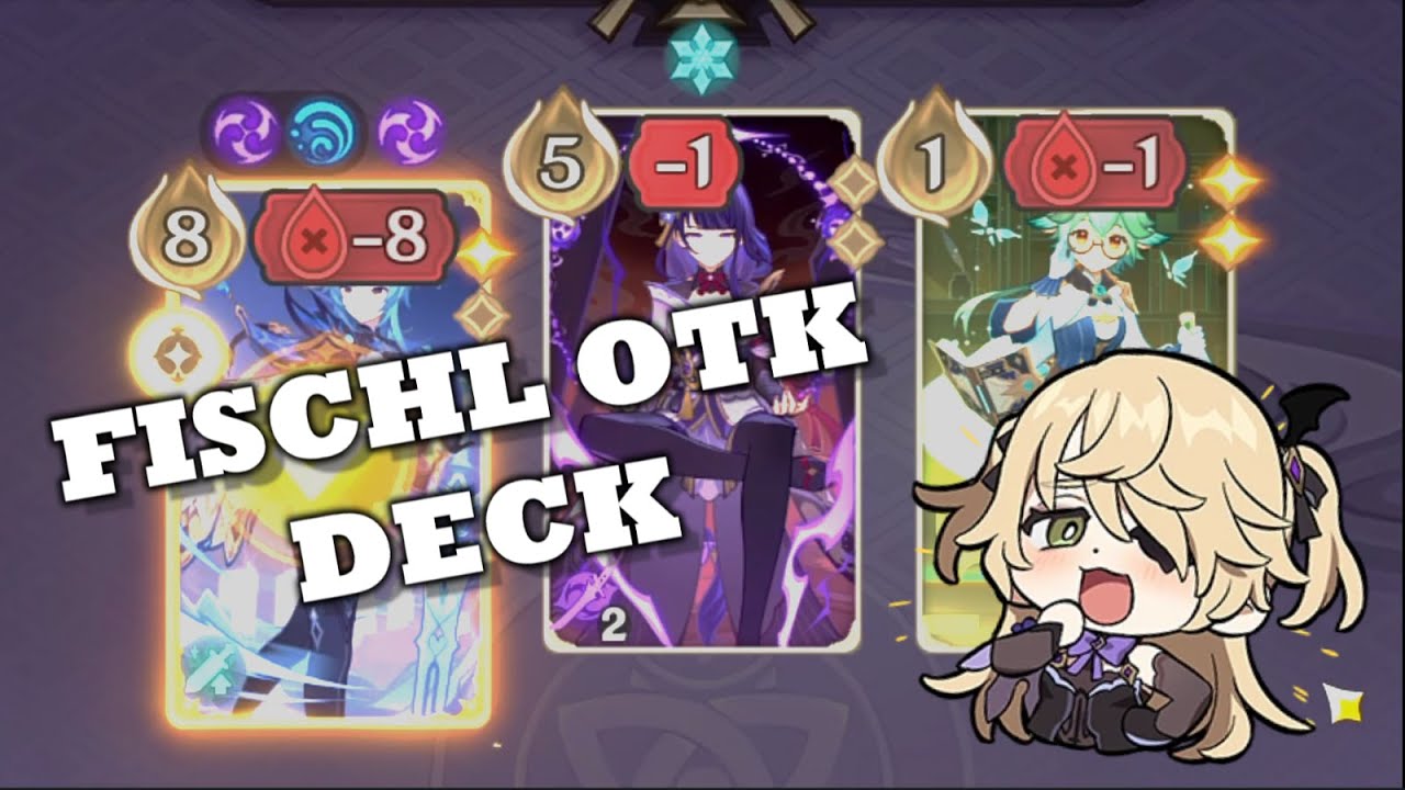 Fischl OTK deck with help from Xingqiu and Kaeya | Genshin Impact TCG