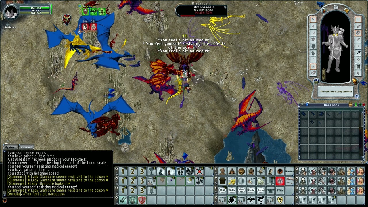 Ultima Online, Atlantic: Treasures of the Draconic Awakening in Destard Dungeon - Sampire Part 2