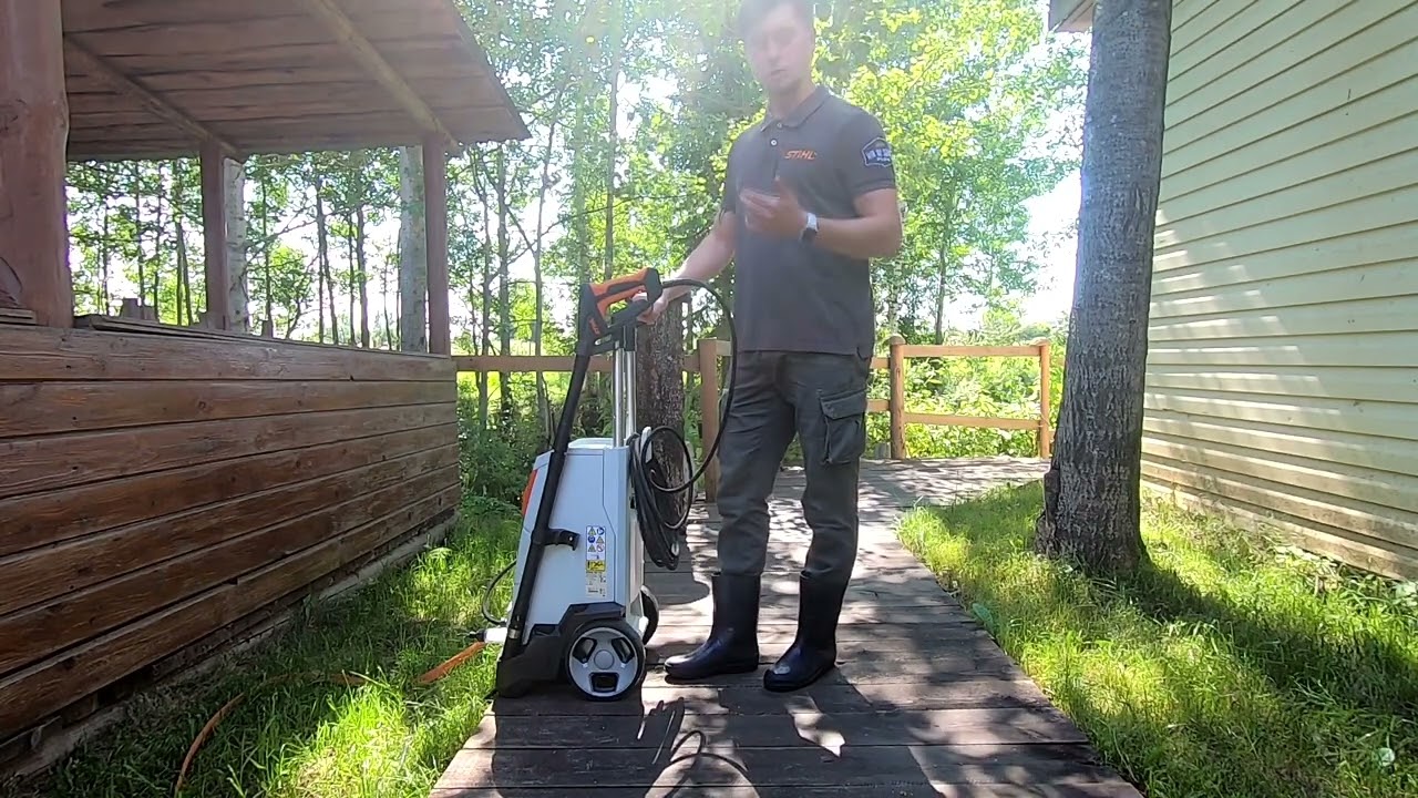 Обзор мойки STIHL RE 170 PLUS