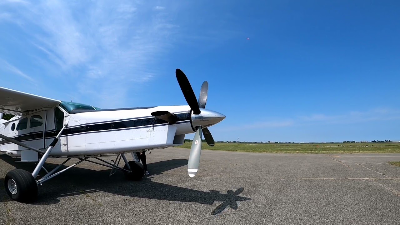 Pilatus PC-6 Porter PT-6 turboprop startup and shutdown