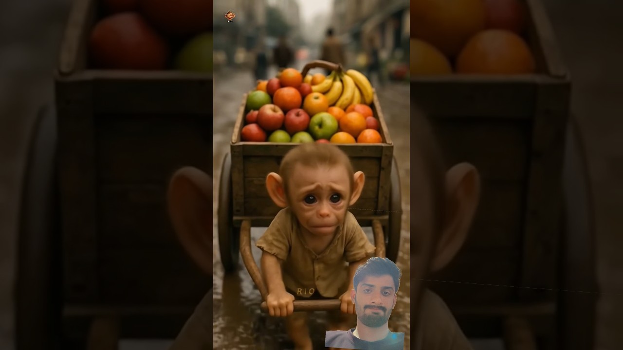 poor baby monkey rio school emotional scene 😱🥹 #ai #shorts #motivation