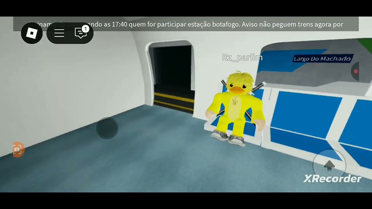[Roblox] Metrô Rio 2, Vídeo Rápido com o Treino do Fábio. (@ToyDavi)
