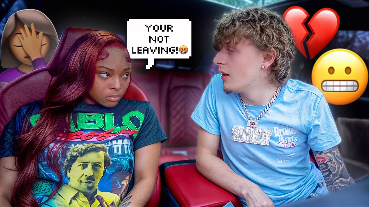 "WE NEED A BREAK" PRANK ON MY GIRLFRIEND!😳💔 *GETS HEATED*