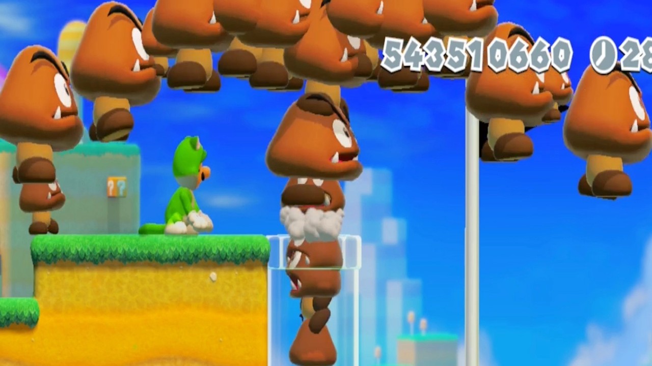 Super Mario Maker 2 ❤️ Endless Mode Walkthrough 25 Clears Daily with Skip Glitch #37