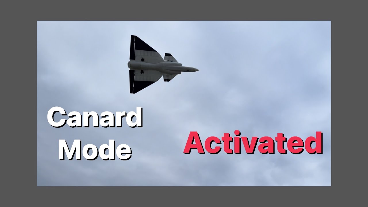 Active Canards = Better Performance!!! 3d printed Viggen