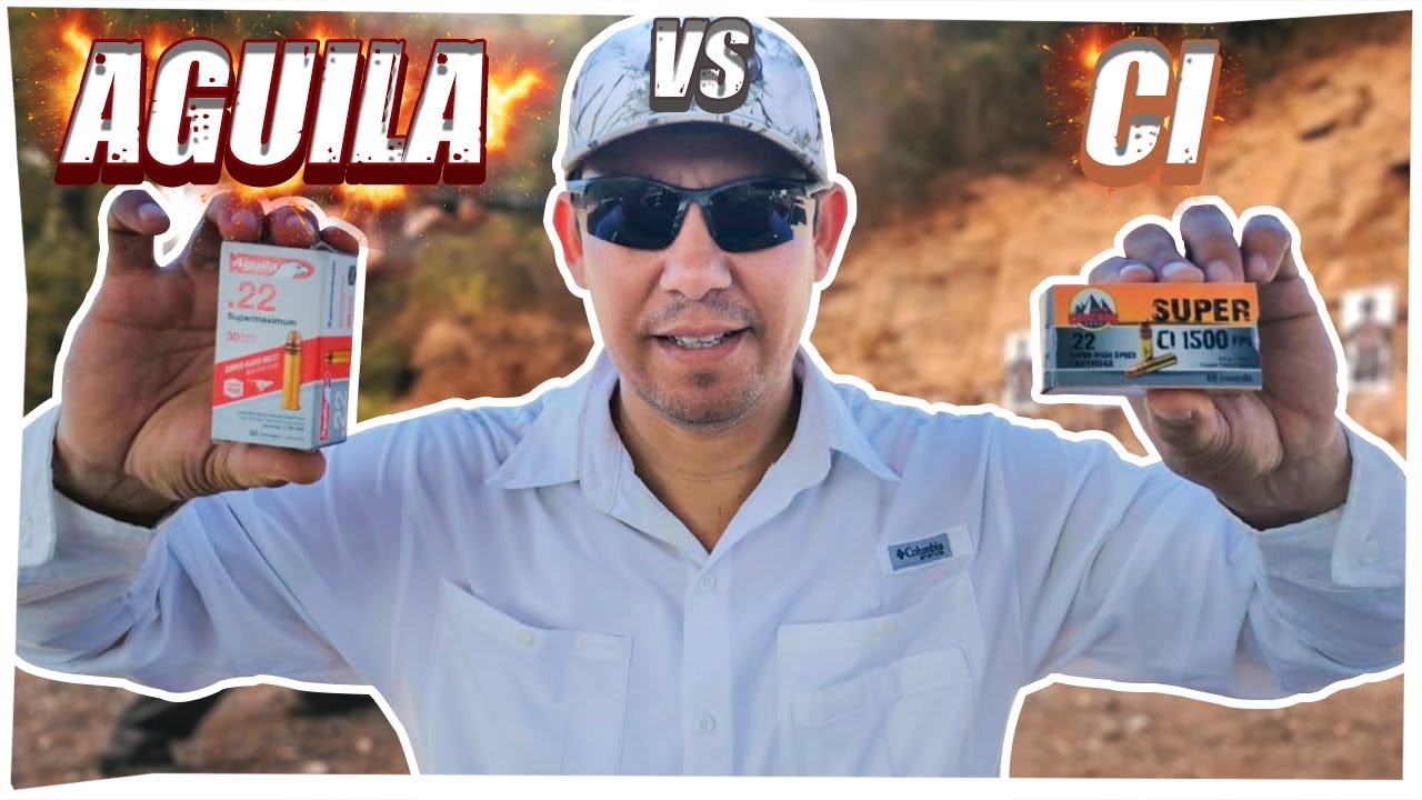 Cartucho CI vs Águila en calibre 22