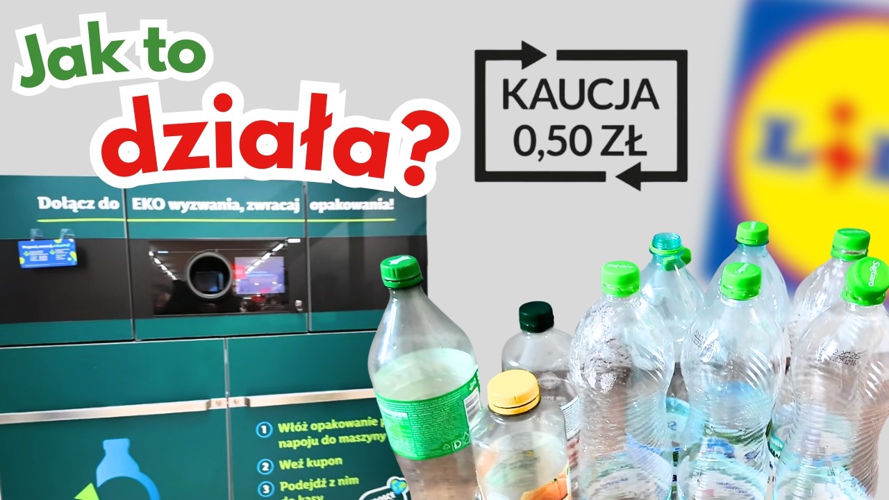 JAK (CZY) DZIAŁA AUTOMAT NA BUTELKI? System kaucyjny w praktyce - zobacz KROK PO KROKU PROCES ZWROTU