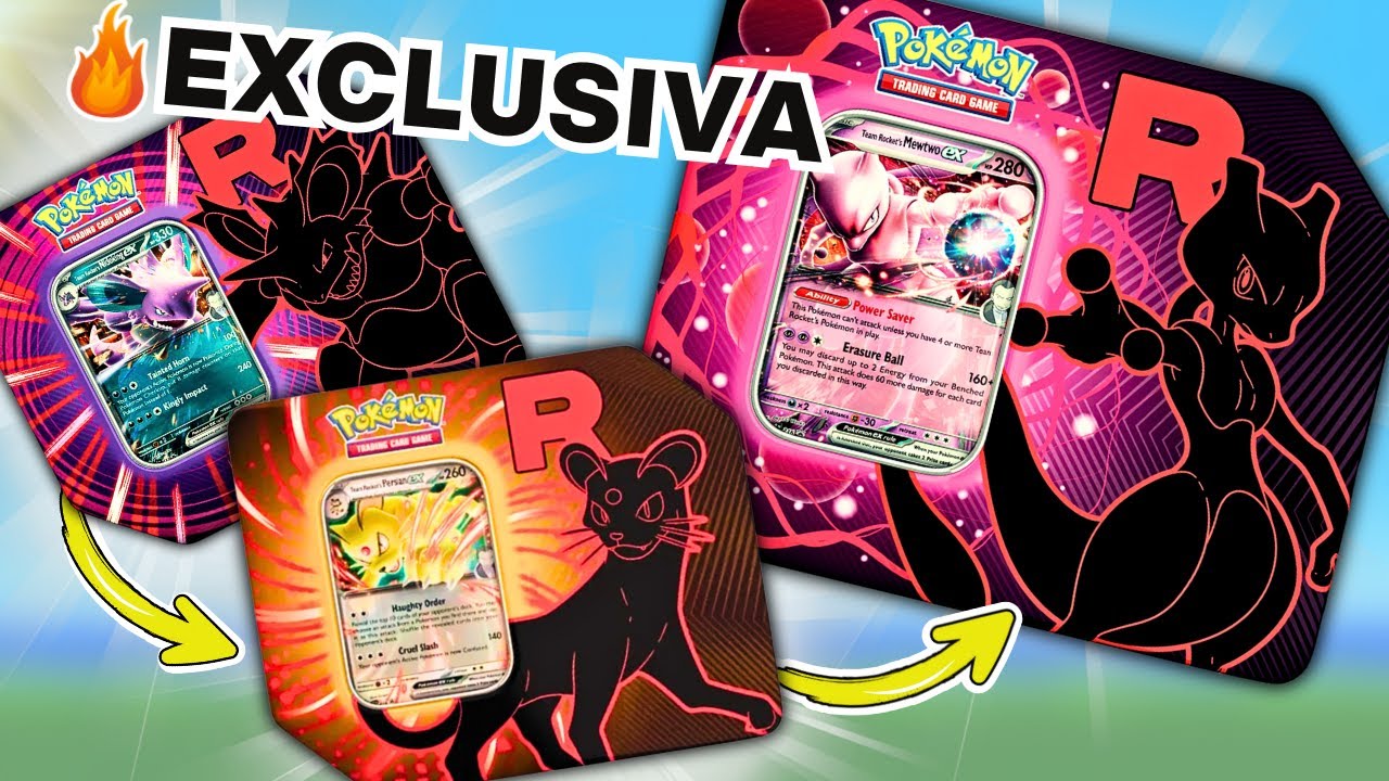 ¡Qué Hay Dentro? 😱 Las NUEVAS Latas del TEAM ROCKET 🚀 | Pokémon TCG Destined Rivals