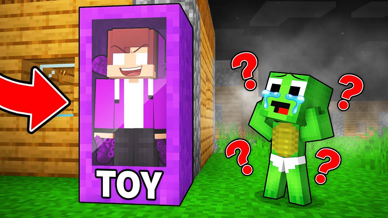 JJ Became a DARK TOY to Prank Mikey in Minecraft (Maizen)