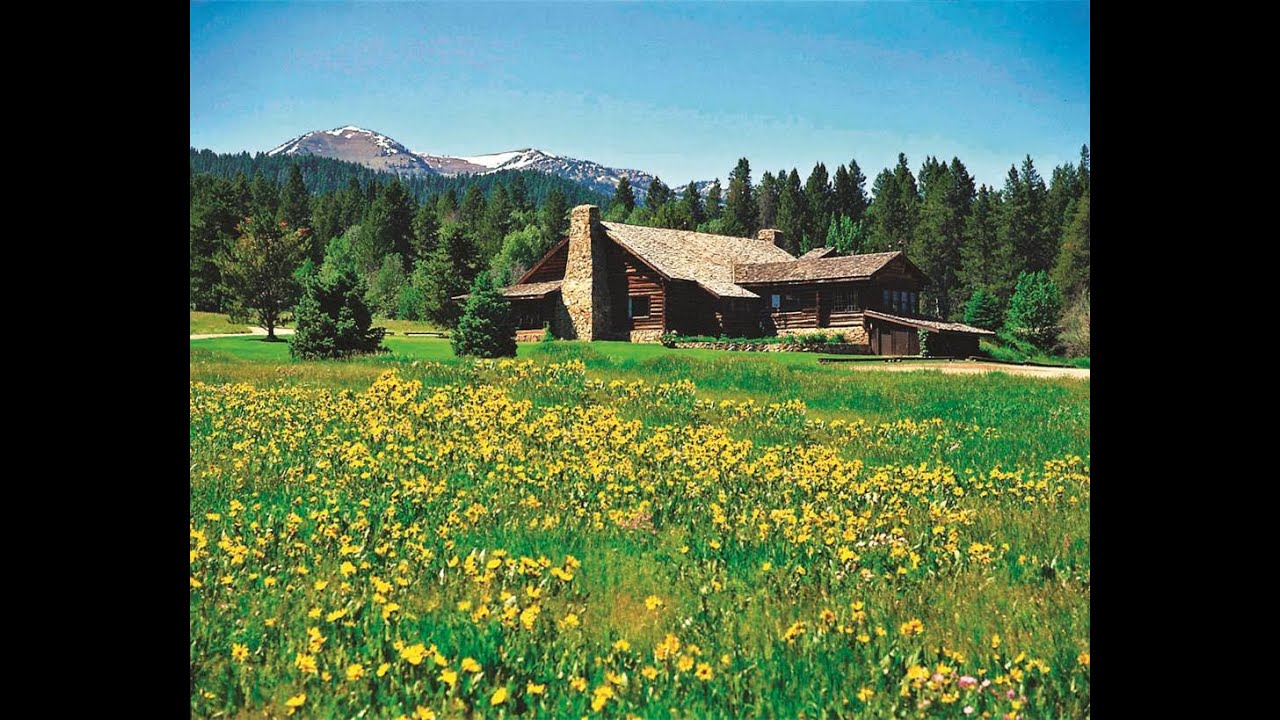 The Historic Crescent H Ranch Lodge in Jackson, Wyoming