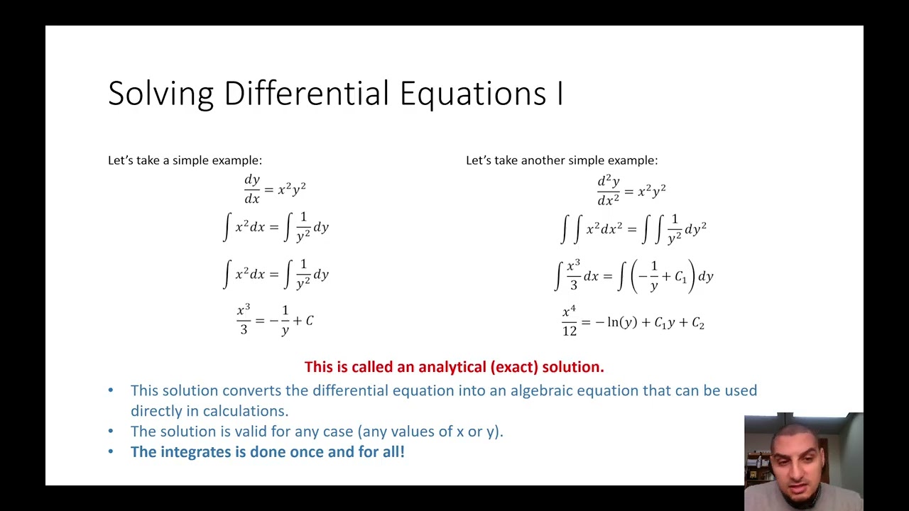 Fluid Mechanics in Arabic | 79 | Approaches to solving differential equations