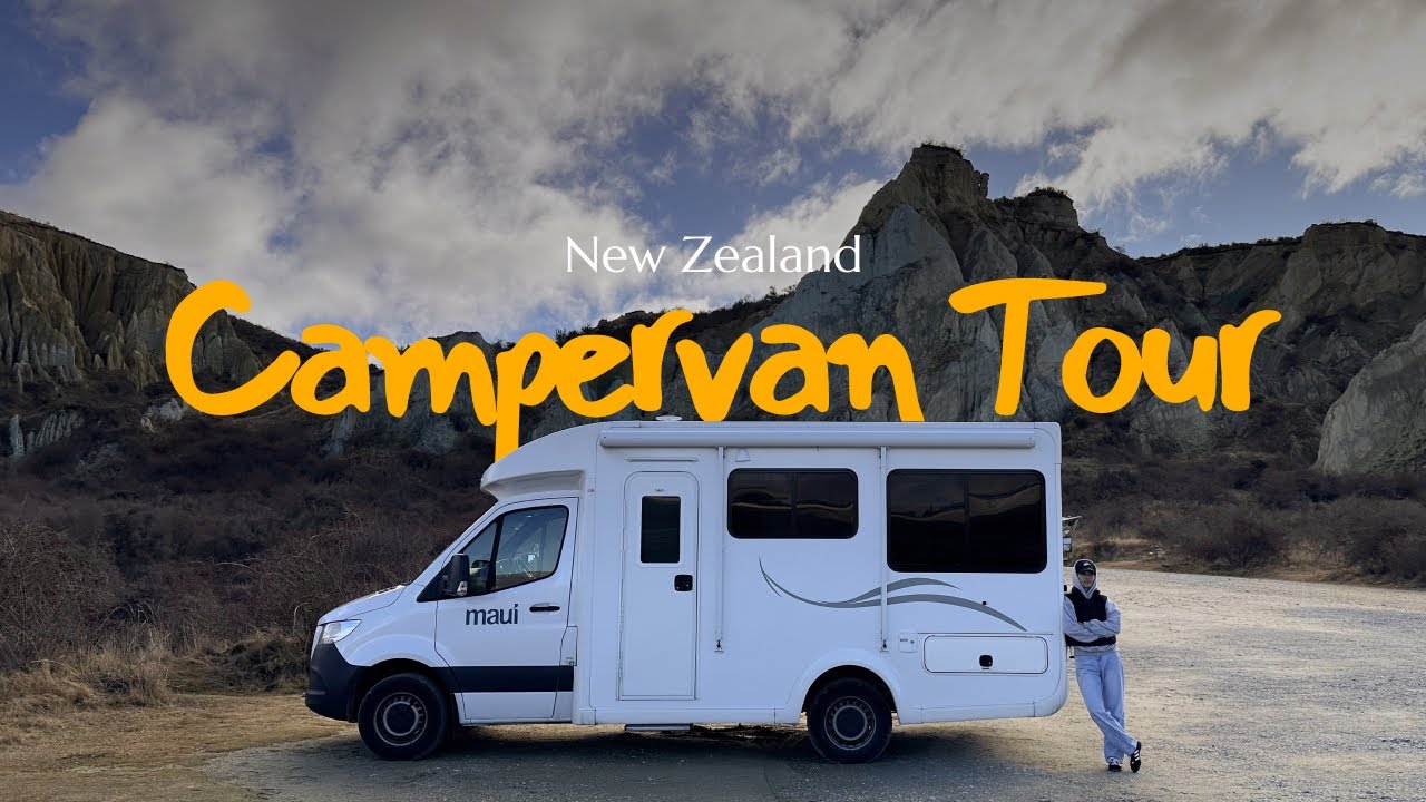 Our 2 weeks home in New Zealand: Campervan tour - Maui 4 Berth Cascade