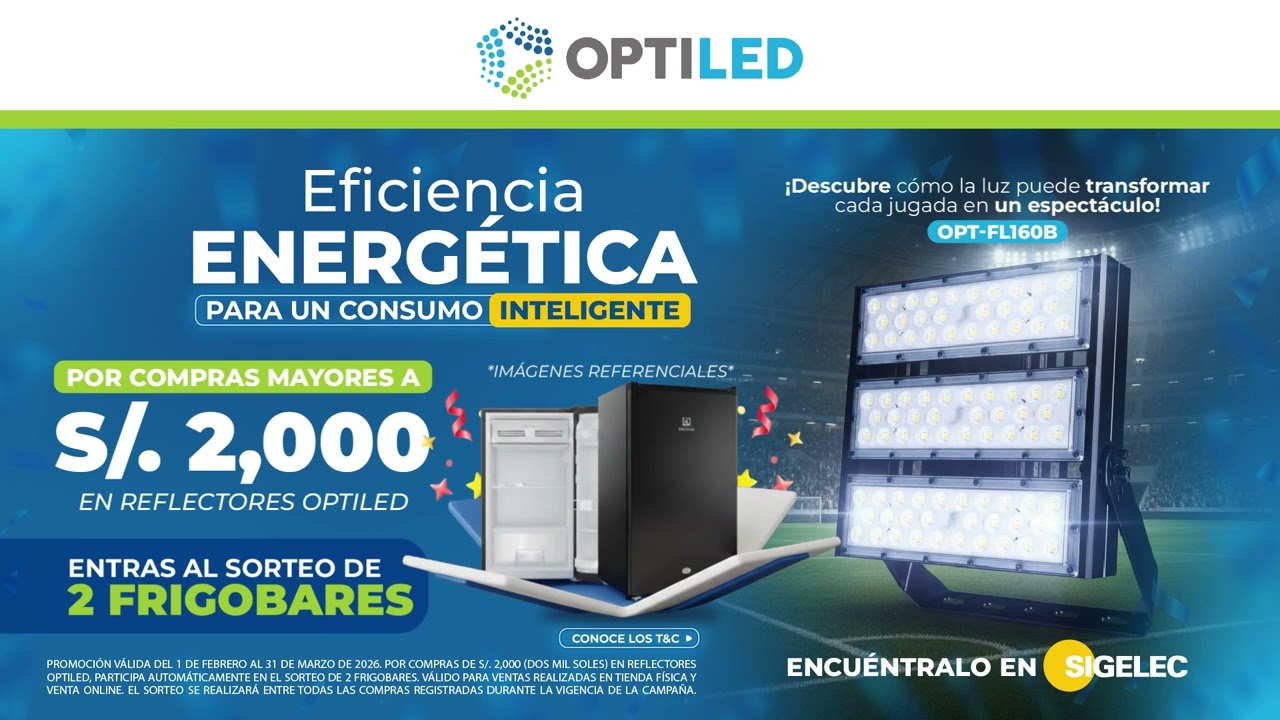 Reflector OPT-FL160B de Optiled