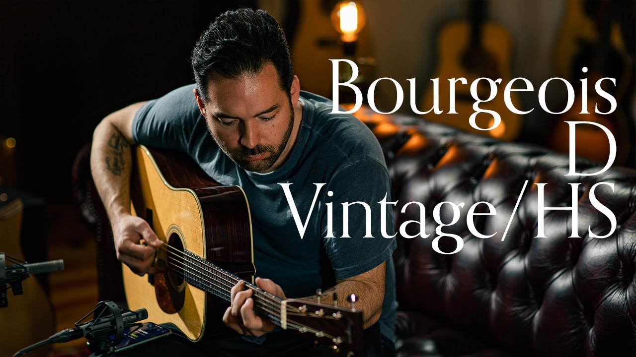 Bourgeois D Vintage/HS, Indian Rosewood & Aged Tone Adirondack Spruce | Carl Miner