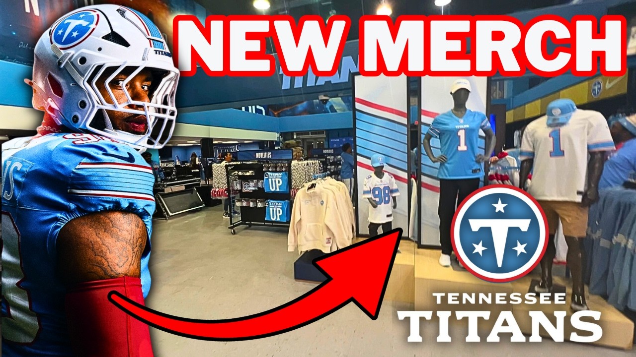 Команда Tennessee Titans провела ребрендинг, я зашёл в фирменный магазин, чтобы посмотреть на нов...