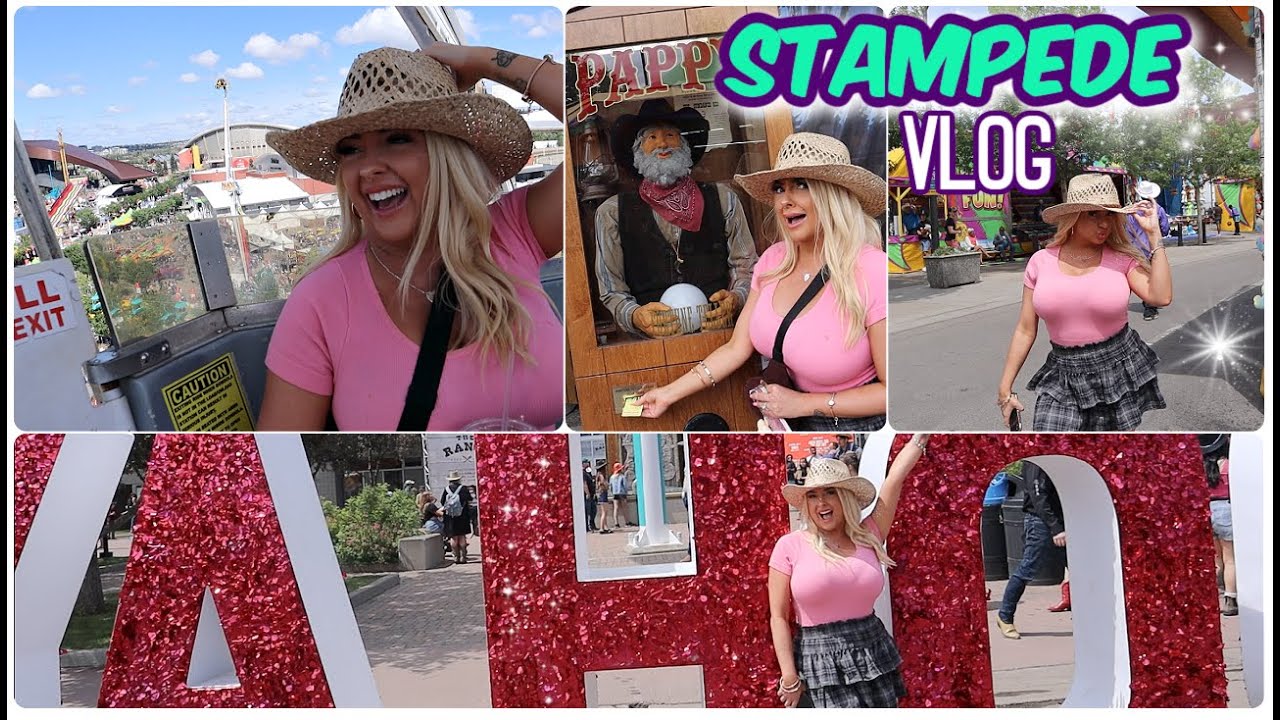 Come with us to the CALGARY STAMPEDE!! *FUN FAIR VLOG*